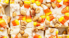Halloween Candy Corn & Peanut Fudge