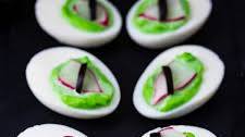 Halloween Deviled Eggs