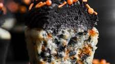 Halloween Funfetti Cupcakes
