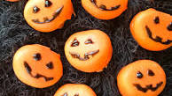 Halloween Jack-O-Lantern Pumpkin Candy Dipped Marshmallows