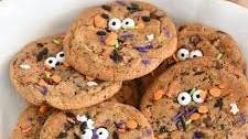 Halloween Monster Chocolate Chip Cookies