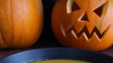 Halloween Pumpkin Soup (Using Carving Leftovers)