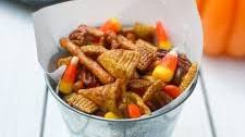 Halloween Pumpkin Spiced Chex Mix