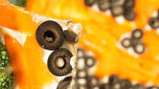 Halloween Pumpkin Vegetable Pizza Recipe