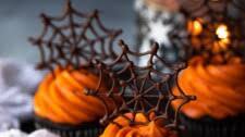 Halloween Spider Web Cupcakes