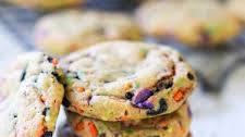 Halloween Sprinkle Cookies