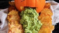 Halloween Whole30 Tostones and Guacamole