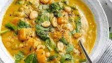 Healing Curry Butternut Squash Lentil Soup