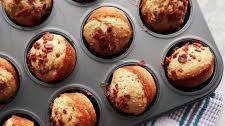Healthier Maple Bacon Banana Muffins