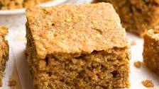 Healthy Pumpkin Oatmeal Snack Cake