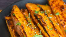 Hot Honey Sweet Potatoes