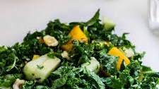 Kale Butternut Squash Salad with Maple Vinaigrette