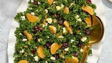 Kale Orange Salad with Goat Cheese
