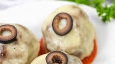 Keto Meatball Eyeballs