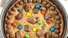 Leftover Candy Cookie Cake