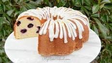 Lemon Blueberry Sour Cream Pound Cake