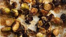 Maple Balsamic Roasted Brussels Sprouts