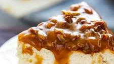 Maple Cheesecake with Maple Pecan Topping