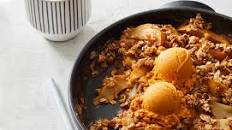 Maple-Ginger Spiced Pear Crisp with Oats