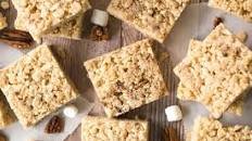 Maple Pecan Rice Krispie Treats