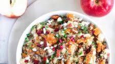 Maple Roasted Butternut Squash and Apple Quinoa Salad