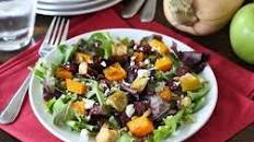 Maple Roasted Butternut Squash & Apple Salad