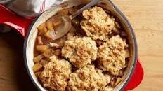 Maple-Walnut Apple Cobbler