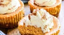Mini Pumpkin Cheesecakes