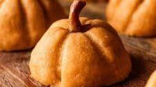 Mini Pumpkin Shaped Cookies