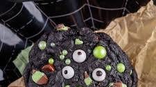 Mint Chocolate Chip Monster Halloween Cookies