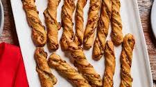 Mozzarella and Pesto Twists