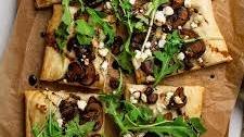 Mushroom & Goat Cheese Grilled Flatbread