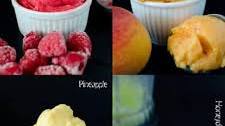 No Churn Easy Fruit Sorbet