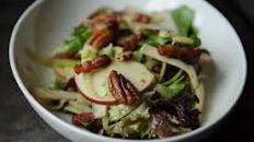 Not-Too-Virtuous Salad with Caramelized Apple Vinaigrette
