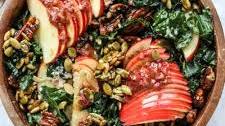 Nutty Harvest Honeycrisp Kale Salad