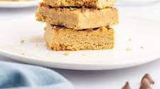 One Bowl Chocolate Drizzled Peanut Butter Bars
