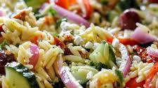 Orzo Salad with Sundried Tomatoes and Feta