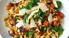Orzo with Caramelized Fall Vegetables & Ginger