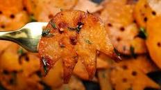 PAN-SEARED SWEET POTATO GHOSTS