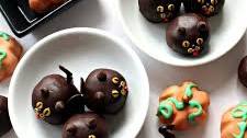 Peanut Butter Ball Pumpkins and Cats