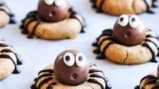Peanut Butter Spider Cookies