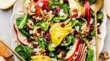Pear and Blue Cheese Walnut Salad