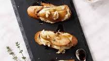 Pear and Brie Crostini