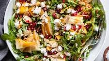 Pear Arugula Salad with Balsamic Dressing