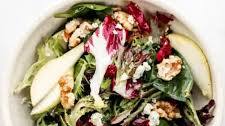 Pear Walnut Blue Cheese Salad