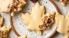Pecan Shortbread with Maple Glaze Recipe