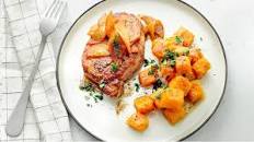 Pork Chops with Spiced Butternut Squash