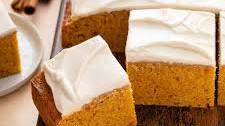 Pumpkin Cake with Cream Cheese Frosting