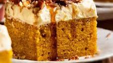 Pumpkin Cake with Cream Cheese Frosting