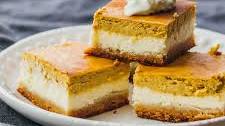 Pumpkin Cheesecake Bars